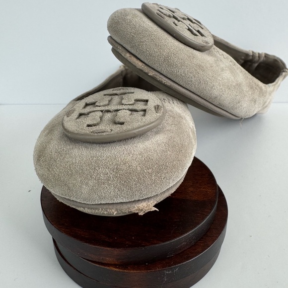 Tory Burch Minnie Travel Ballet Flats- suede - Picture 14 of 16